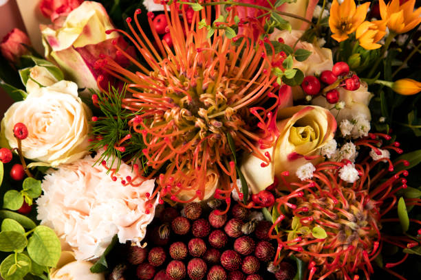 istock Beautiful colorful mixed flowers background 1993310092