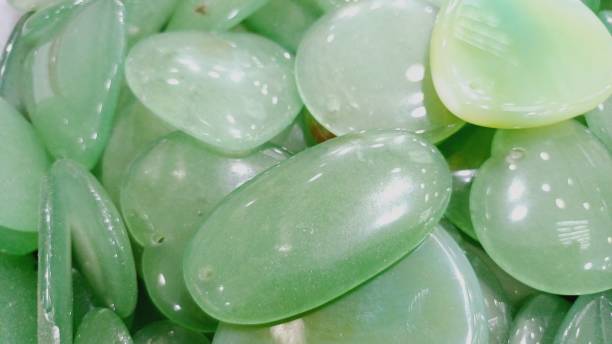 Natural Green stone, natural colored gemstone