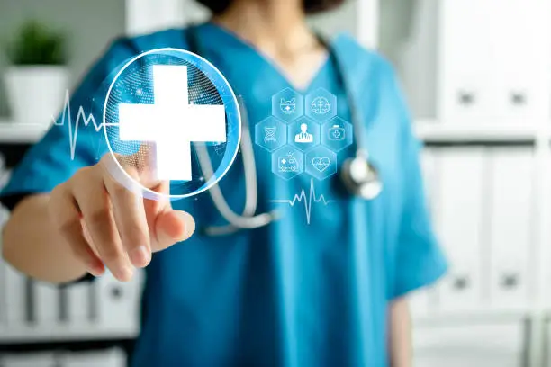 Medical team collaborating