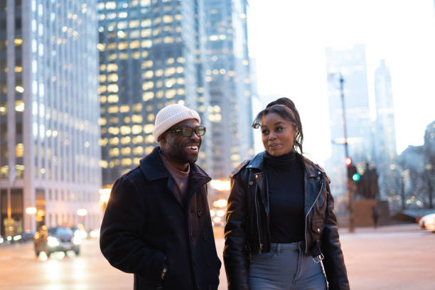 istock Black Couple on Staycation in Chicago 1993511309