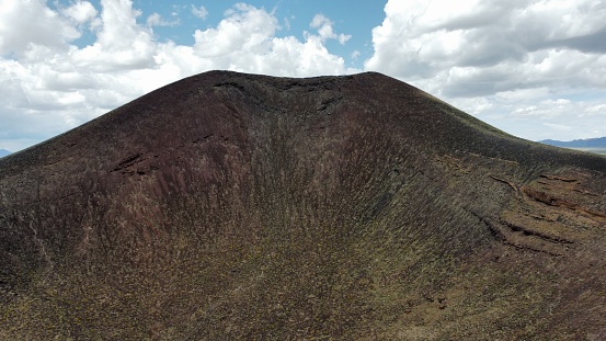 A massive crater in Nevada.