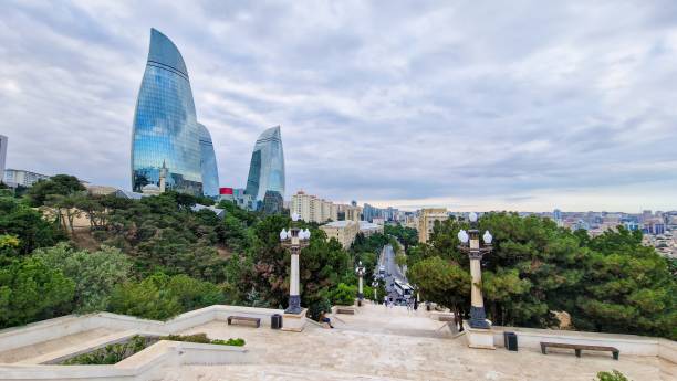istock Flame Towers, from Baku Panoramic View 1993570981