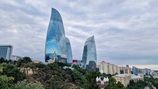 istock Flame Towers, from Baku Panoramic View 1993572570