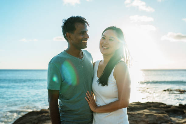 istock Multiethnic couple enjoying time together in nature 1993739711