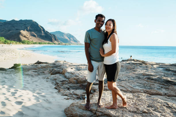 istock Multiethnic couple enjoying time together in nature 1993739715