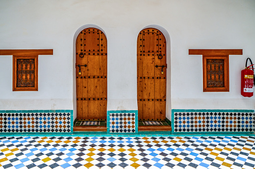 Ben Youssef Mosque, Marrakech, Morocco.