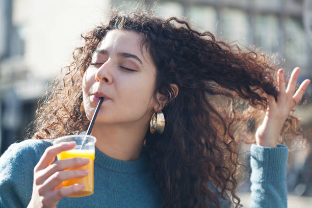Orange juice for healthy hair