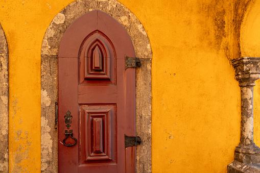 detail of morocco door