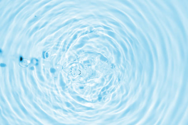 istock Abstract transparent water shadow surface texture natural ripple on blue background 1993774265