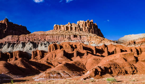 istock Layered clay and stone geological formations in Canyonlands NP is in Utah 1993780314