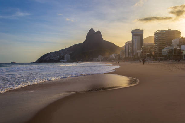 istock Sunset at Leblon Beach - Ipanema, Rio de Janeiro, Brazil 1993932488