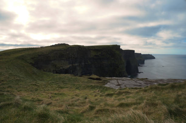 late evening at cliffs of moher
