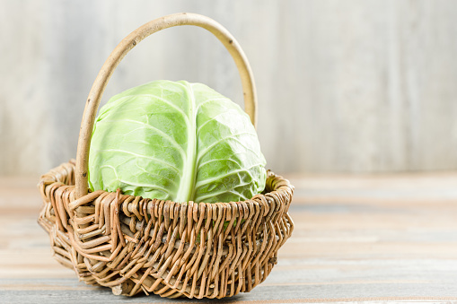 cabbage in the basket