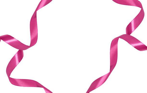 istock Pink Ribbons isolated on white background 1994103680