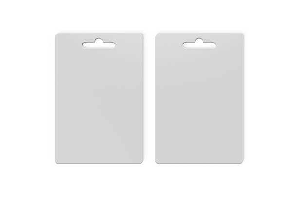 istock Hanging gift card blank template for branding. 1994146101