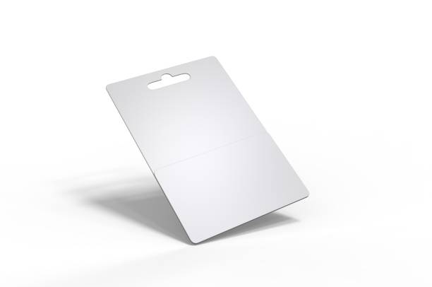 istock Hanging gift card blank template for branding. 1994147144
