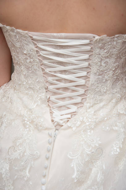 istock new Sexy Back Wedding Dresses , 1994158693