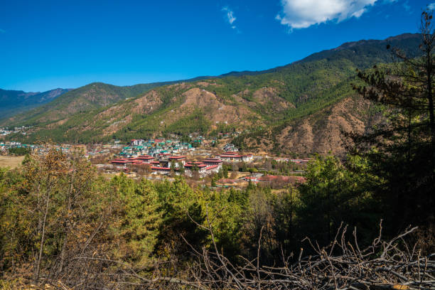 istock Wide view of Bhutan's Parliment Building 1994370042