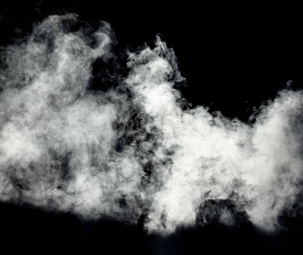 istock Smoke isolated on black background 1994412958