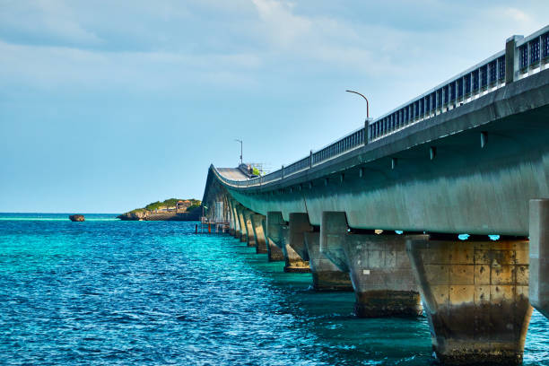 istock Scenic view of ocean and bridge against sunny sky 1994507340