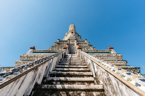 Wat Arun (The Temple of Dawn) in Bangkok in Thailand.