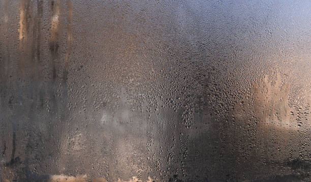 istock Wet glass condensation. water drops background 1994588773