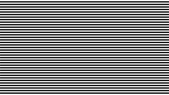 Black and white monochrome horizontal stripes pattern. Simple design for background. Uniform lines in contrasting tones creating visual rhythm and balance. Optical illusion. Vector illustration