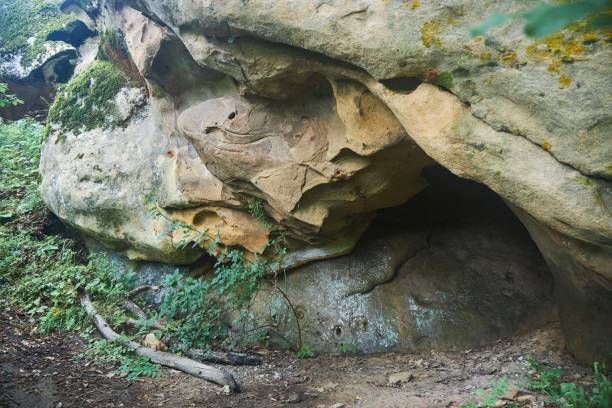 istock Beautiful natural landscape. Cave in the rock 1994609492