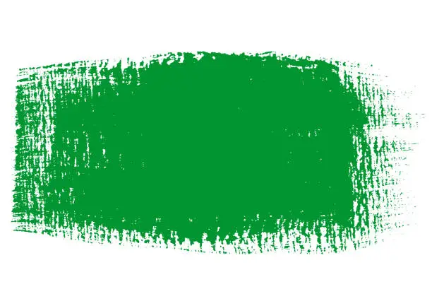 Vector illustration of Brush stroke with Libya flag, isolated on transparent background, vector illustration