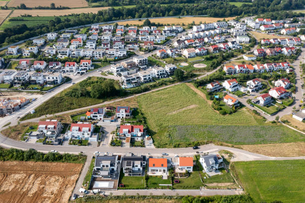istock Residential neighborhood from above 1994690748