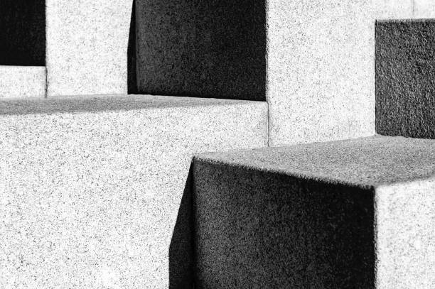 istock Urban minimalism. Concrete slabs. Light and shadow. 1994696126