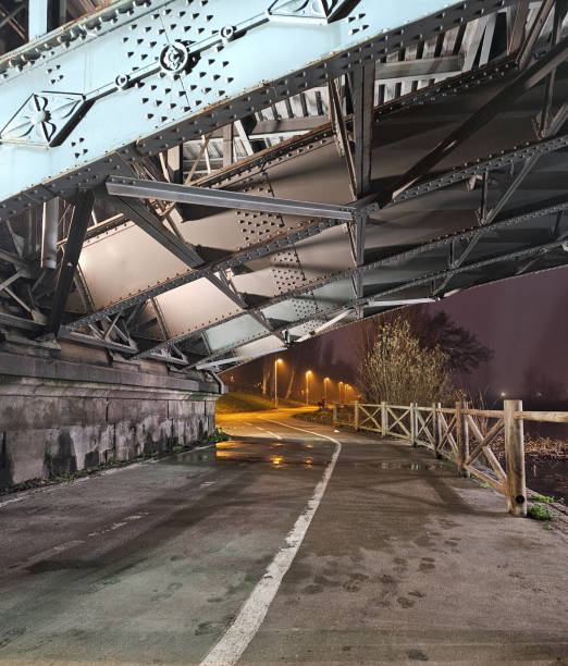 istock Narrow path under the Iron Bridge in Salamanca. 1994741430