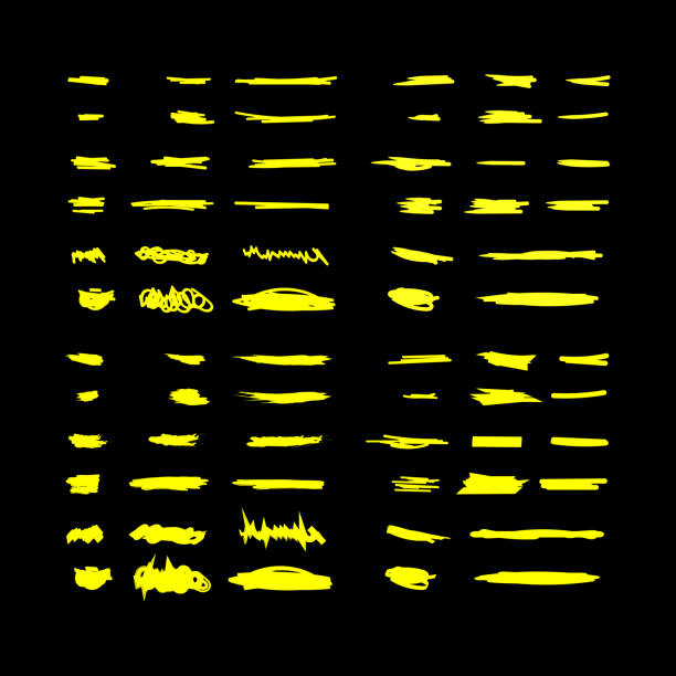 Sharp Line Yellow 50+ Sharpie Marks Stock Photos, Pictures & Royalty-Free Images - iStock
