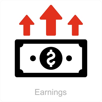 This is beautiful handcrafted pixel perfect Red and Black Filled Finance and Money icon