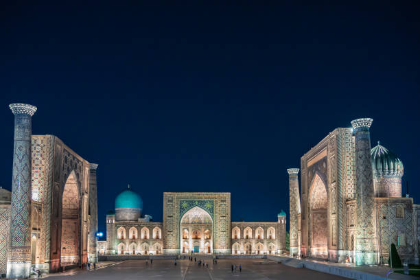 istock Night Registan Square, Samarkand, Uzbekistan 1994914065