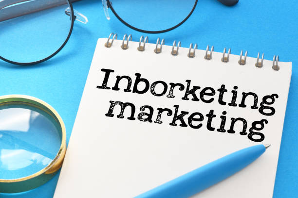 istock Inborketing marketing words in office notebook. 1994952591