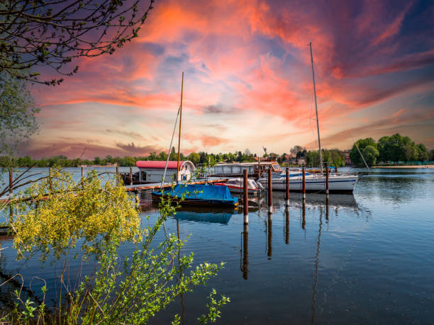 istock Harbor with boats in Werder an der Havel 1994963089