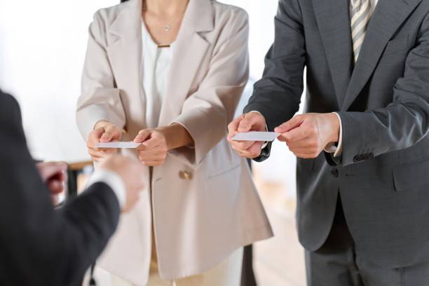 istock Business people conducting etiquette training 1994989522