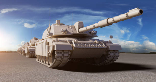 istock Advancing Armored Forces. Tanks Leading the Way. 1995013324