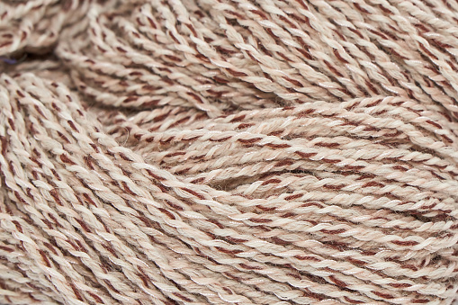 Brown knitted wool texture background