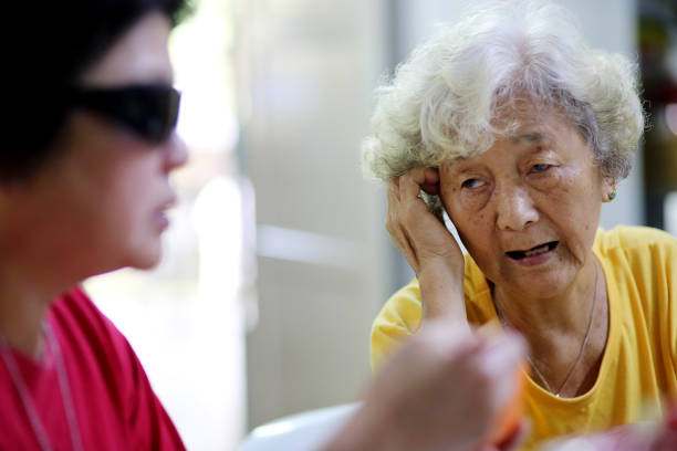 Portrait of an Asian senior woman