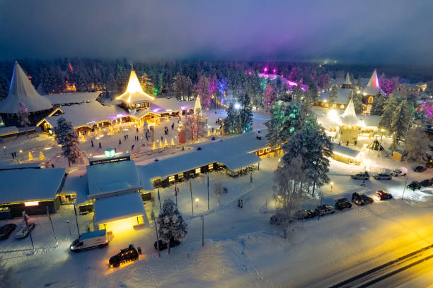 Colorful Lights in Finnish Lapland