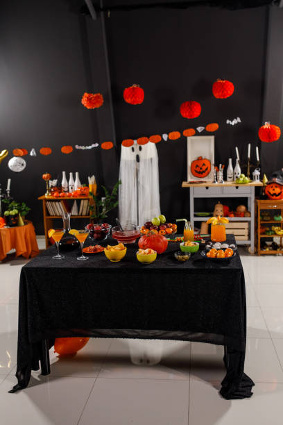 istock Set up decorated for a fun Halloween party 1995070842