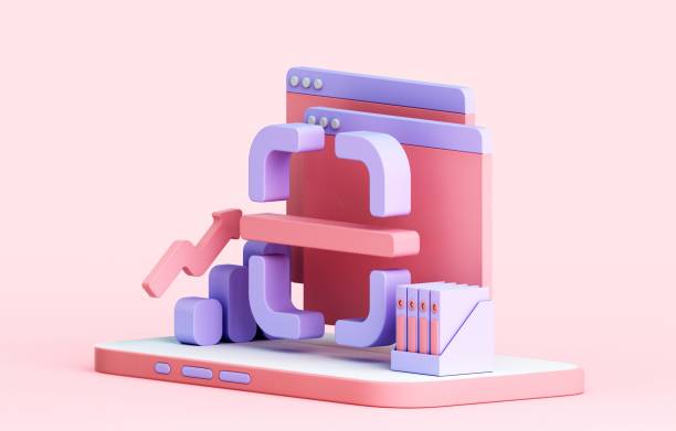 istock 3D rendering of cartoon business elements 1995110233