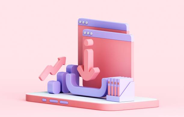 istock 3D rendering of cartoon business elements 1995111325