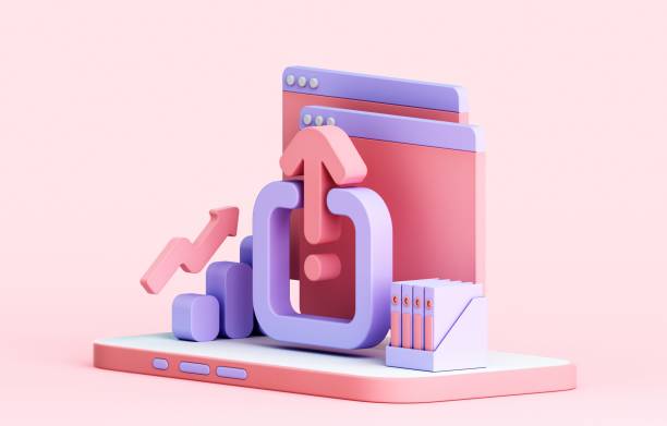 istock 3D rendering of cartoon business elements 1995111328
