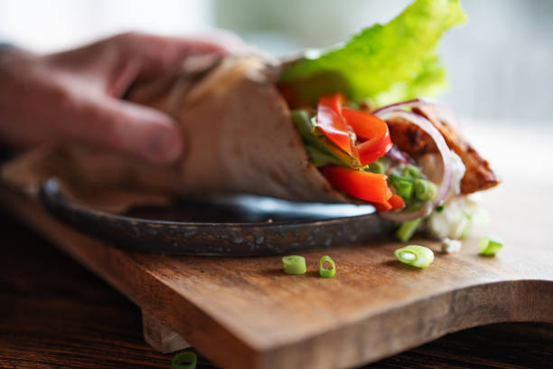 istock Tortilla wrap with healthy ingredients 1995116846