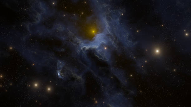 Universe filled with stars, nebula and galaxy