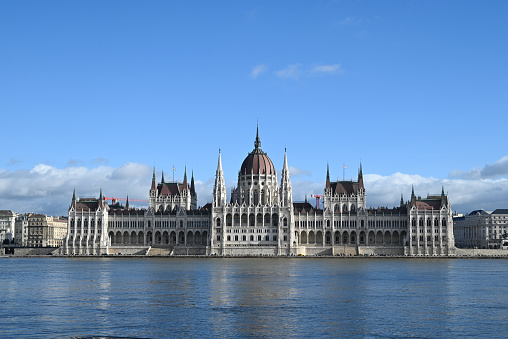 Scenic view of famous Hungarian Parliament