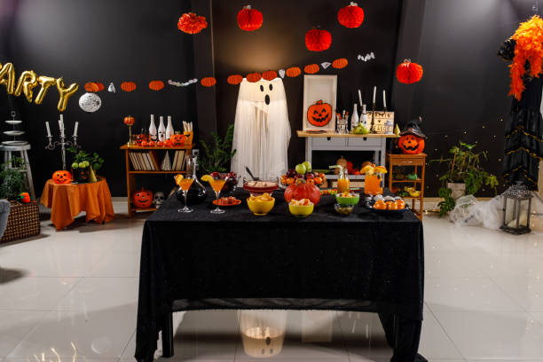 istock Set up decorated for a fun Halloween party 1995172003
